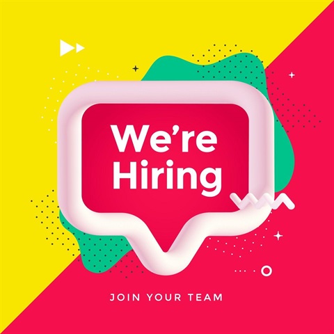 We are hiring